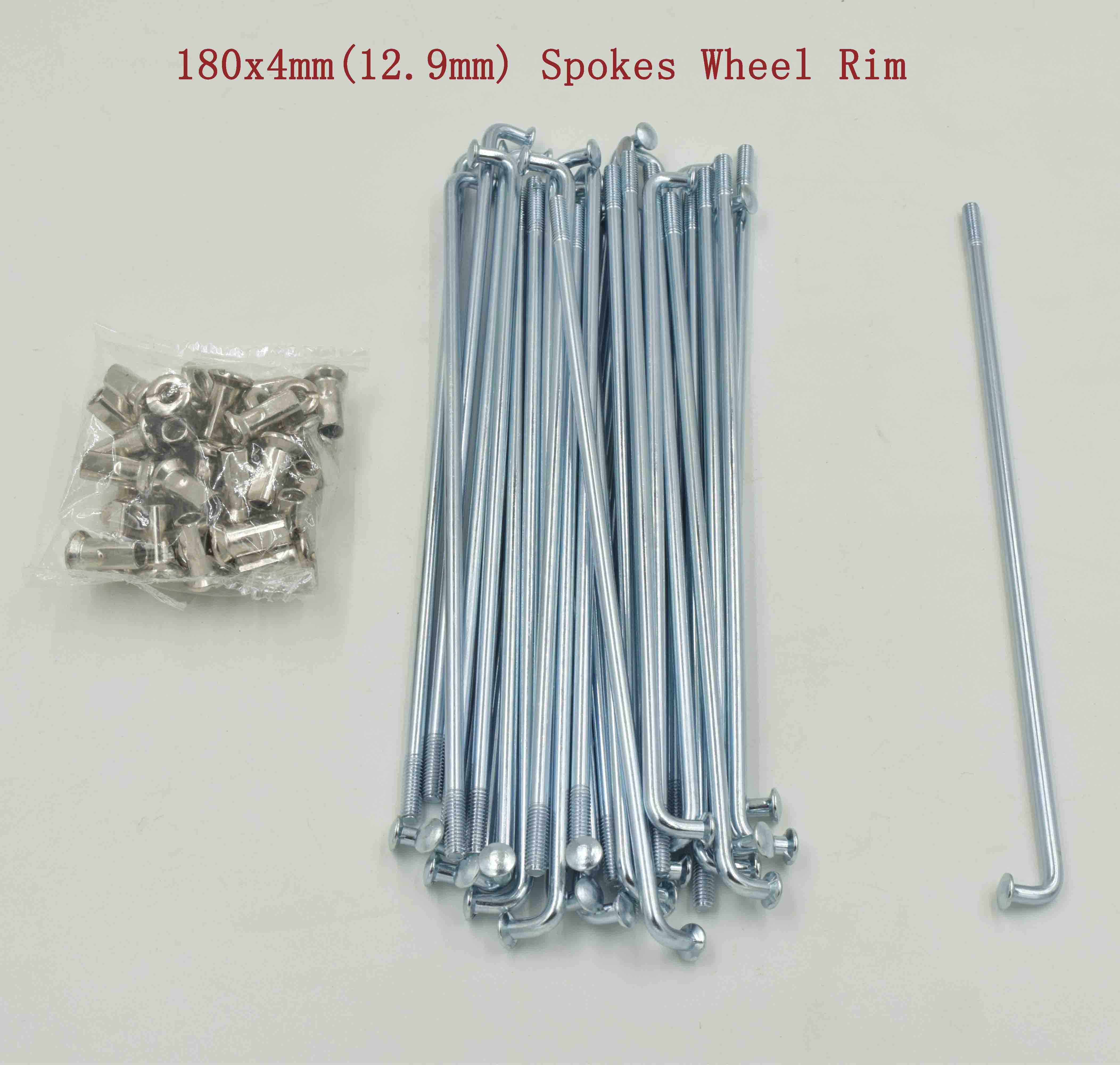 180x4mm(12.9mm) Spokes 